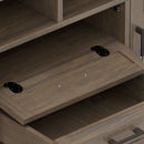 Ela - TV Media Stand - Smoky Brown by HouseOfZazla