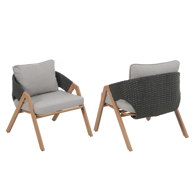 Patio Chair with Cushions (Set of 2), photo 2 of 10