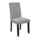 5 Piece Round Dining Table Set, Modern Table And 4 Upholstered Chairs For Dining Room by HouseOfZazla