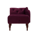 Samuel - Tufted Roll Arm Chaise Lounge by HouseOfZazla