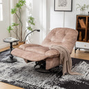 Modern Swivel Gliding Recliner Chair With Rocking Function And Phone Holder, Large Comfortable by HouseOfZazla