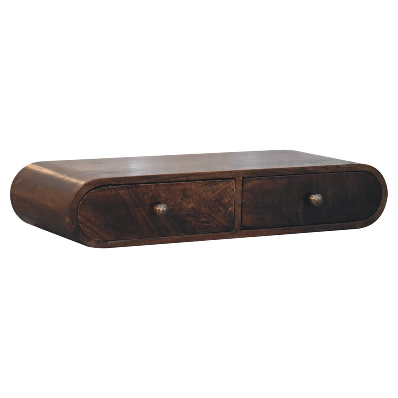 Solid Wood Wall-Mounted California Console Table, photo 3 of 9