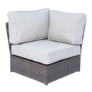Comfortable Modern Patio Rattan Sectional Set With Cushions by Unique Piece Furniture