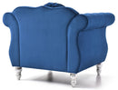 Chic Transitional Flared Arm Chair