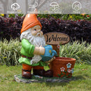 Outdoor Garden Gnome Flower Pot Planter