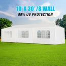10X30' Wedding Party Canopy Tent Outdoor Gazebo With Removable Sidewalls by HouseOfZazla