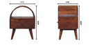 Dome Bedside Table - Brown by HouseOfZazla