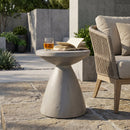 Outdoor Lightweight Concrete Side Table by HouseOfZazla