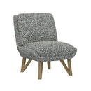 Armless Accent Chair - Dark Navy by HouseOfZazla
