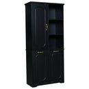 Freestanding Tall Storage Cabinet With 2 Tilt-Out Hampers by HouseOfZazla