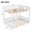 Stylish Bunk Bed With Ladder And Guardrails by Unique Piece Furniture