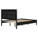 Solid Wood Queen Bed, Heavy Duty 500 lbs Support, No Box Spring Needed