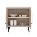 Jodie - Fluted Accent Cabinet - Oak by HouseOfZazla