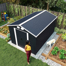 Campcraft 8x12 Ft Outdoor Metal Storage Shed by HouseOfZazla