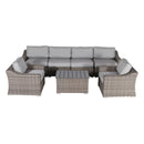 Stylish Sofa Seating Group With Cushions Perfect For Outdoor Gatherings by HouseOfZazla