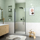 32" W x 72" H Semi-Frameless Circular Pivot Shower Door in Matte by HouseOfZazla