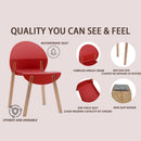 4 Piece Set Of Single Chairs, Traditional Elements With Round Table