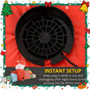 Inflatable Santa Claus And Gift Boxes Outdoor Display