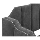 Pressley - Twin Daybed With Trundle - Charcoal by HouseOfZazla