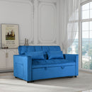 3 In 1 Pull Out Couch Convertible Sofa Bed With Reclining Backrest by Unique Piece Furniture