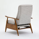Vaughn - Push Back Recliner With Solid Hardwood Legs by HouseOfZazla