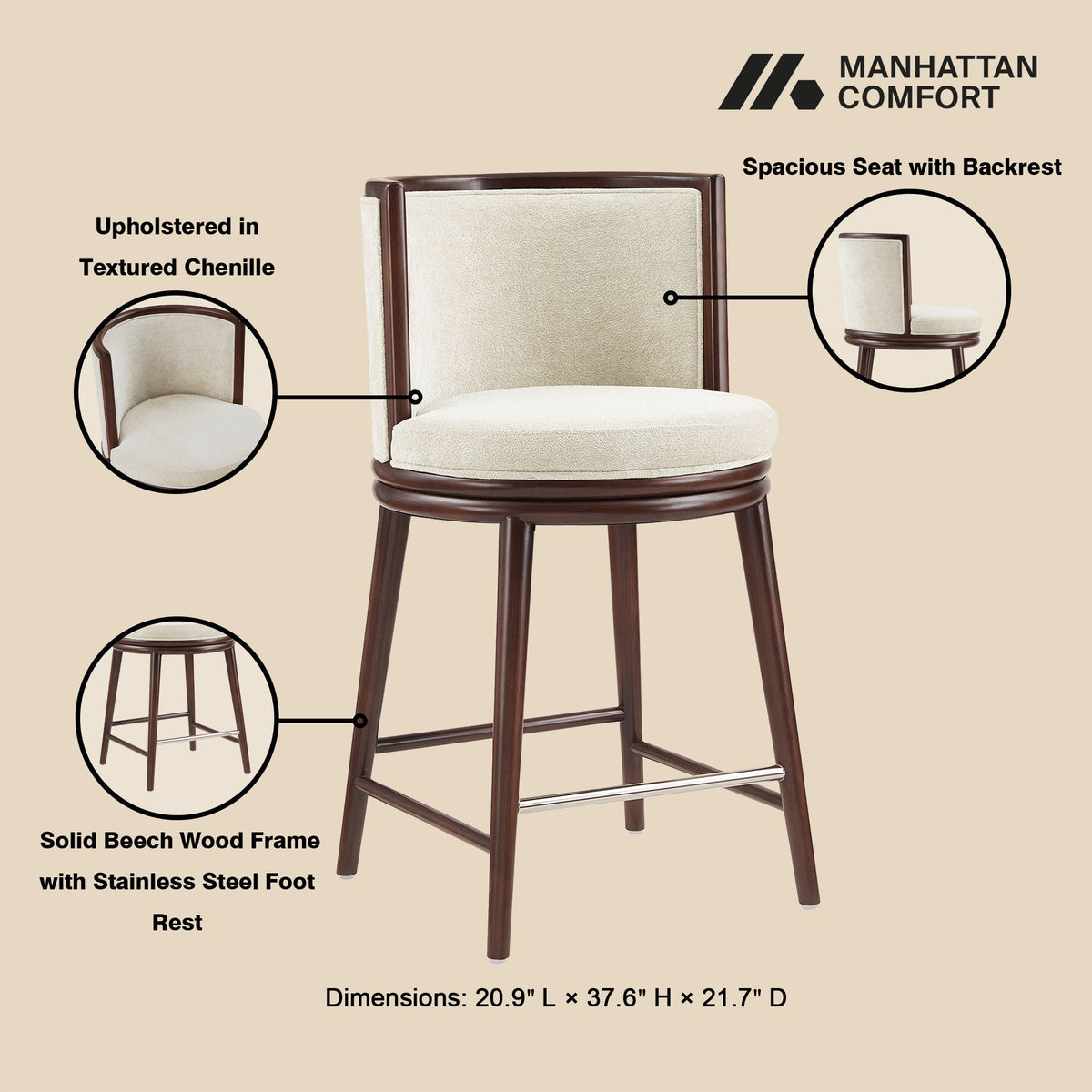 Evalyn - Counter Stool, photo 15 of 40