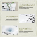 43"x22" Bathroom Vanity Top with Undermount Sink