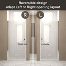 31-30"x 72" Bifold Shower Door, 1/4" (6mm) Tempered Glass by HouseOfZazla