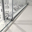 6063 Brushed Nickel Frameless Shower Door by HouseOfZazla