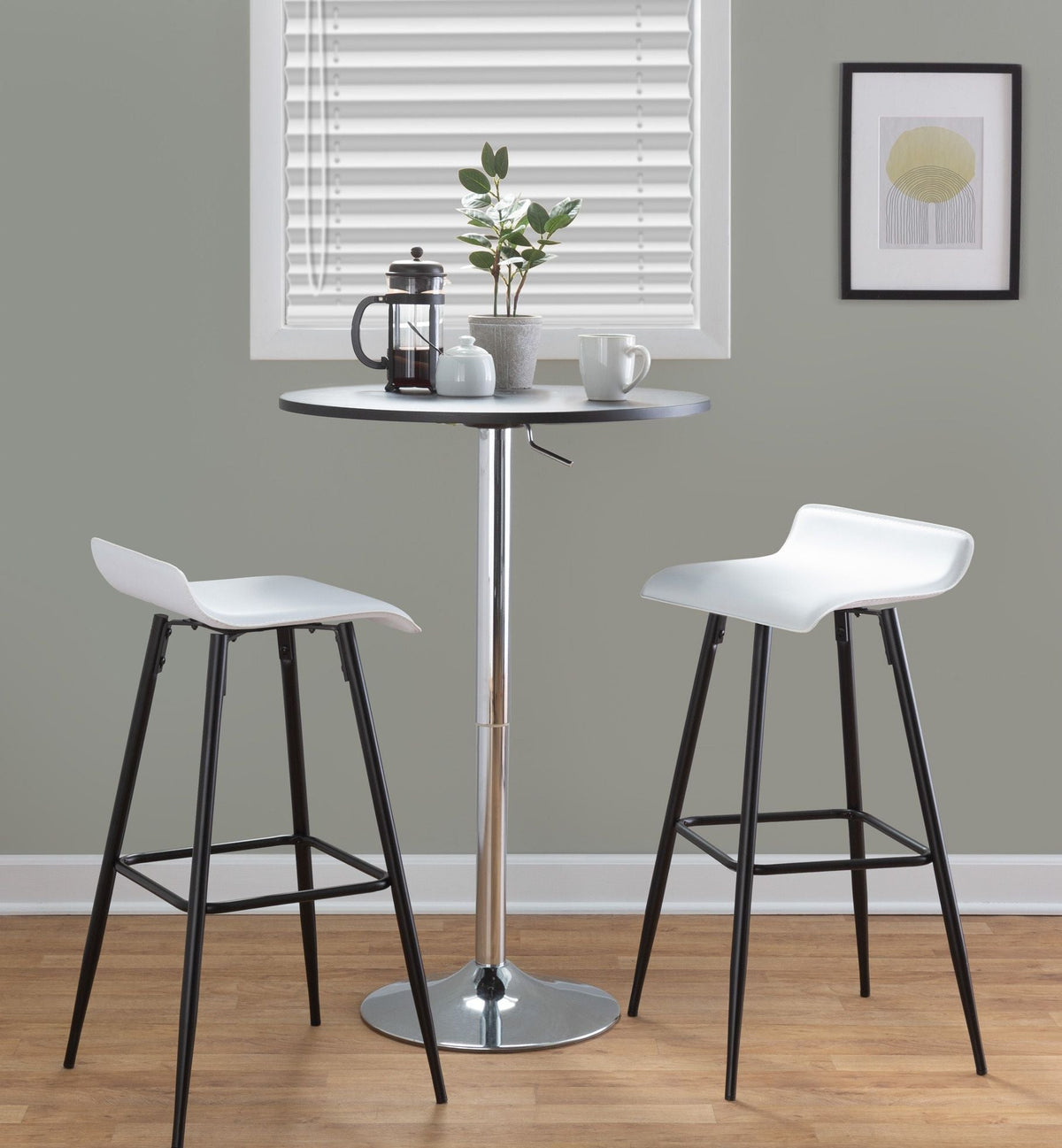 Ale - Contemporary Fixed-Height Bar Stool (Set of 2), photo 2 of 29
