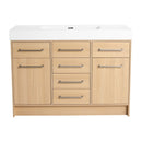 Freestanding Bathroom Vanity With Resin Sink, Soft-Closing Doors And Drawers by HouseOfZazla
