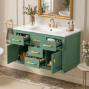 36'' Wall Mounted Bathroom Cabinet – French Style Bathroom Vanity