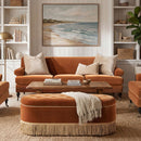 Alana Lawson - Modern Three Cushion Tightback Sofa by Unique Piece Furniture