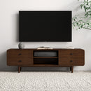 Alexa - TV Stand - Dark Brown / Wood by HouseOfZazla