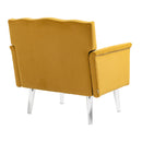 Accent Chair, Living Room Chair / leisure single sofa with acrylic feet
