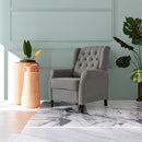 Brand New Recliner Sofa Cozy Soft Living Room Sofa Chair - Light Gray by HouseOfZazla