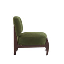 Modern Boucle Lounge Chair With Solid Wood Frame by HouseOfZazla