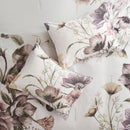 8 Piece Cotton Printed Comforter Set Blush California King