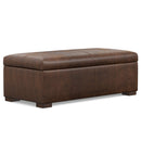 Gabbie - Coffee Table Upholstered Storage Ottoman by HouseOfZazla