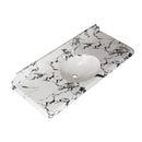 VICI 48" Bathroom Ceramic Undermount Basin and Artificial Marble Countertop by HouseOfZazla