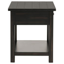 Castleton - 1 Drawer Wood End Table With Shelf