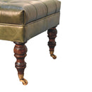 Buffalo - Ottoman With Castor Legs by HouseOfZazla