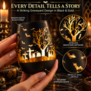 Crystal Halloween Stemless Wine Glass - Set of 2