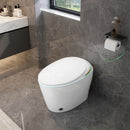 Unique Smart Toile With Built In Bidet, Auto Open / Close Seat, Foot Sensor, LED Display, Night Light, Warm Water & Dryer Ceramic