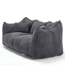 Comfortable Dual Beanbag Chair With High Resilience Foam Core For 2 People by HouseOfZazla