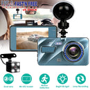 720P Dual Dash Cam Car Camera Recorder Looping Recording Car DVR Driving Vehicle Recorder with Motion Detection Light