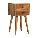 Mini 2 Drawer Nightstand by HouseOfZazla