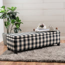 Contemporary Storage Ottoman With Seating And Storage - Black by HouseOfZazla