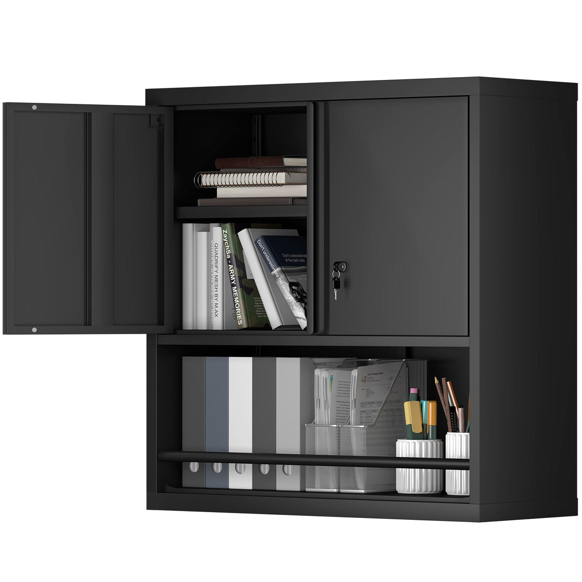 Metal Adjustable 2 Doors Storage Cabinet, photo 6 of 10