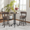 Counter Height Swivel Bar Stools Set of 2 - 24 & 29 Inch by LJGDeals